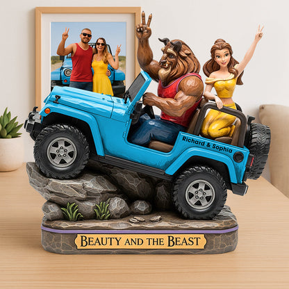 Monster & Princess  Acrylic Plaque - Personalized Gifts For Off-road Couple 04qhqn040625