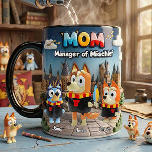 Fantasy Adventure Mom & Kids Heat Changing Mug - Personalized Gift For Moms 03huta250426