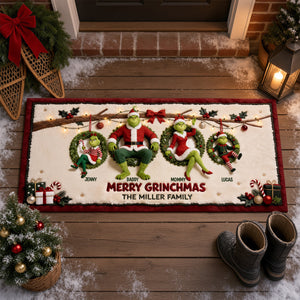 Christmas Monster Family Runner Rug - Personalized Gifts For Family Runner Rug 02TOTN050926