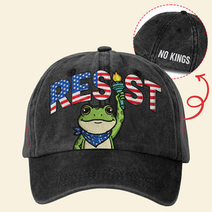 Resist Frog Wash Cap – Stand for Liberty, No Kings 04paqn281025