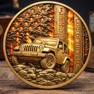 Sunset American Forest Trail Coin, Personalized Gifts For Off-road Lovers 03qhdt260526