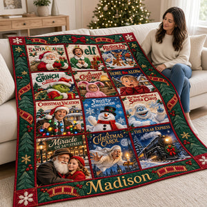 Nostalgia Cinematic Blanket, Personalized Gifts 02qhdt011026
