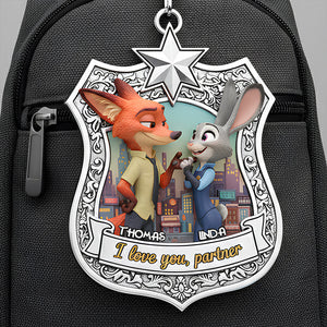 I Love You Partner Keychain Personalized Gifts For Couple 02KIDT061225
