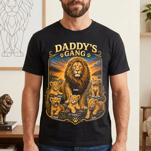Daddy's Gang Shirt - Personalized Gifts For Dads 05totn060526