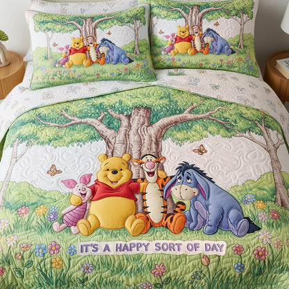 Holiday Hugs Quilt Set – Cute Christmas Gift For Kids 02qhmg170725