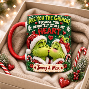 My Dear Mischief Sweetheart You Stole My Heart Accent Mug - Personalized Christmas Gifts For Couples 01hudh151026