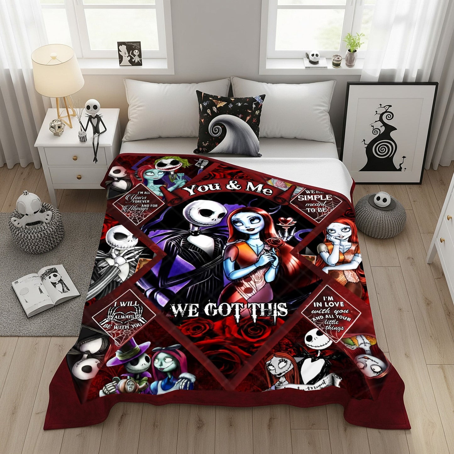 Till Death Love Story Blanket - Personalized Gifts For Couple 107laxx180725