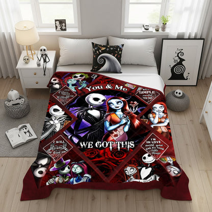 Till Death Love Story Blanket - Personalized Gifts For Couple 107laxx180725