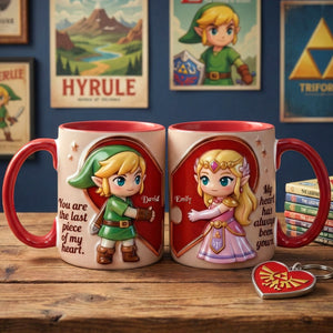 Set Of 2 Coffee Mugs - Lovely Couple - Personalized Coffee Mug Set 02toqn220126
