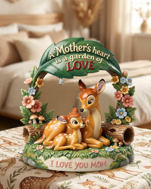 Mother's Heart Acrylic Plaque - Personalized Gifts For Mom 01pamg030226-Homacus