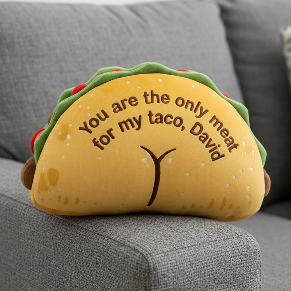 Cheeky Taco Pillow - Personalized Gifts For Couple 02TOTN091225