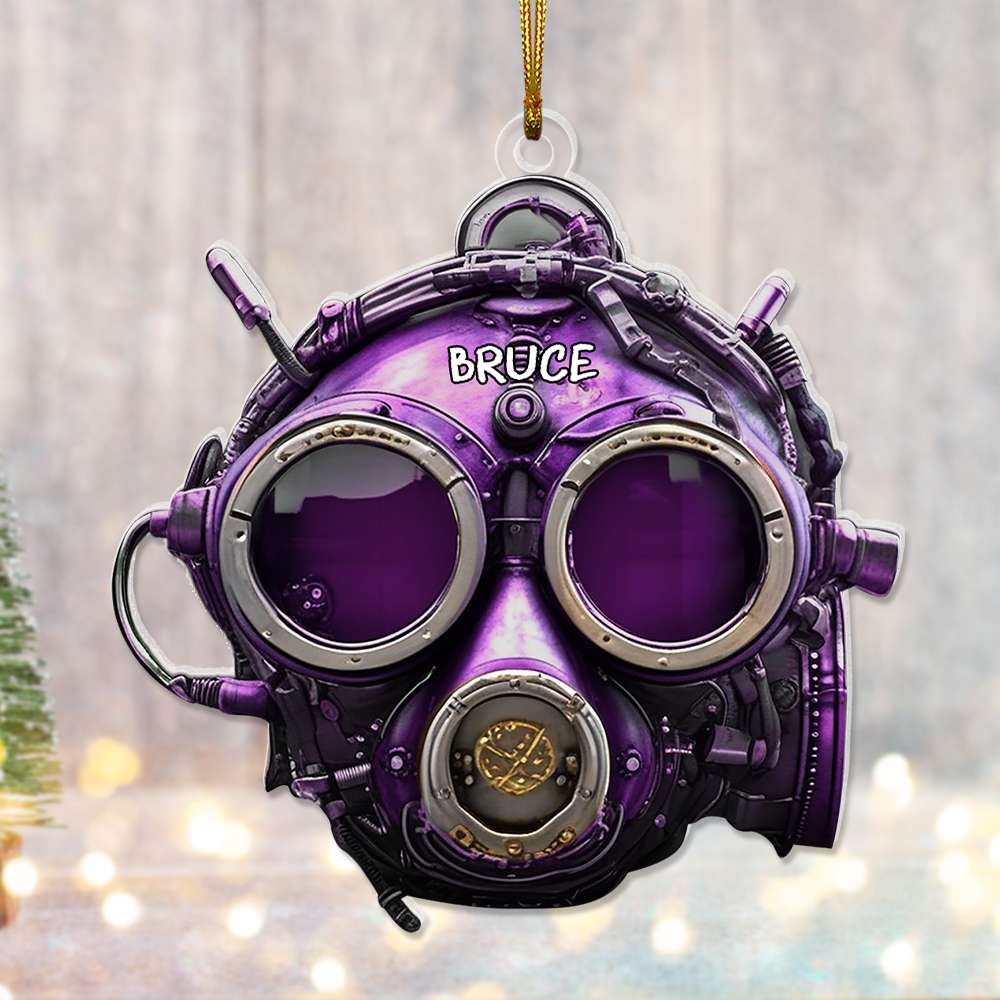 Personalized Gifts For Diving Lovers, Scuba Diving Acrylic Ornament 01OHLU201124 - Ornament - GoDuckee