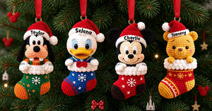 Knitting Characters Christmas Ornament - Personalized Gifts For Christmas 03tylu121026