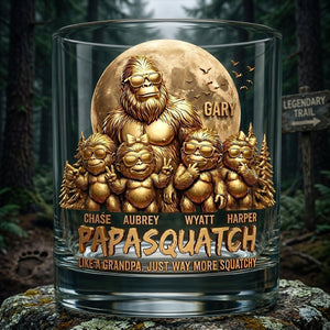 King Of The Forest Dad Round Glass, Personalized Gifts For Dad 03qhdt060626