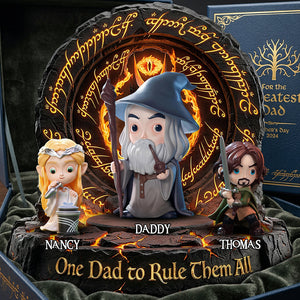 One Dad To Rule Them All Acrylic Plaque - Personalized Gifts For Dad 02hudt280326