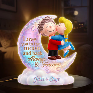 Lovely Couple Acrylic Light Box - Personalized Gifts For Couple 02huta241225