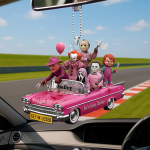 Horror Characters Car Ornament - Personalized Gifts For Horrror Movie Fans 03NALU050825