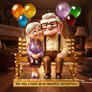 My Greatest Adventure Light Box - Personalized Gift For Couples 02TGDT021225