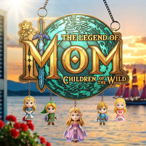 Epic Mom Journey With Kids Suncatcher - Personalized Gifts For Moms 03NAQN030426