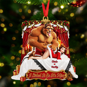 Personalized Gifts For Christmas, Naughty Couple Acrylic Ornament 01nata220925