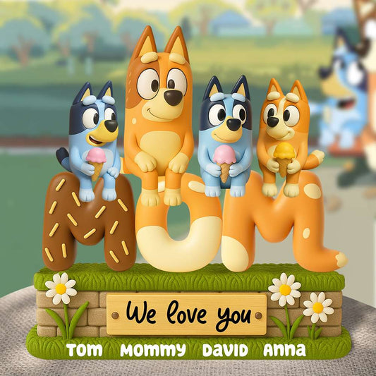 Dog Mom Acrylic Plaque - Personalized Gifts For Mom 03OHDT030425-Homacus