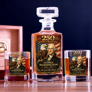 250th Anniversary Decanter Set - Personalized Gifts For Drinking Lovers 04huqn240226