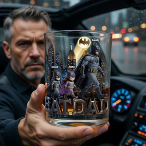 Like a Normal Dad But Cooler Round Glass - Personalized Gifts For Dad 04OHQN190526