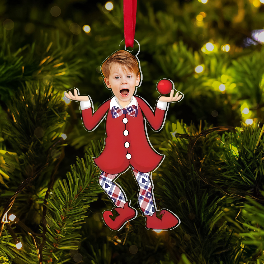 Custom Photo Gifts For Movie Fan Acrylic Ornament Christmas 01xqpu111024 - Ornament - GoDuckee