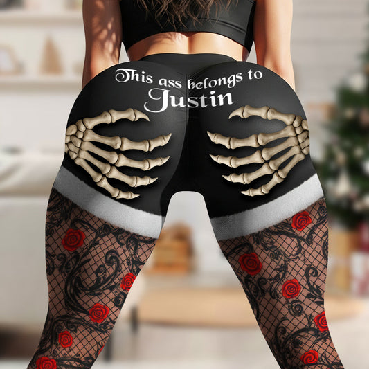Naughty Skeleton Hands Leggings - Personalized Gifts For Her 03naqn071025
