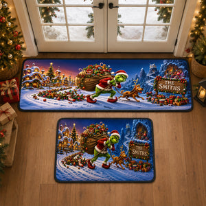 Funny Santa Runner Rug - Personalized Christmas Gifts 06HAQN220826