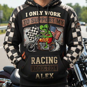 Racing Addiction 3D Shirt - Personalized Gifts For Hot Rod Lovers 01pata120326