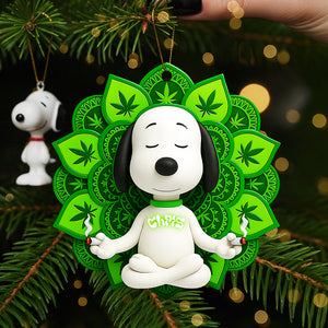 Cute Yoga Herb Ornament - Personalized Gifts For Yoga & Herb Lovers 03ohta080925