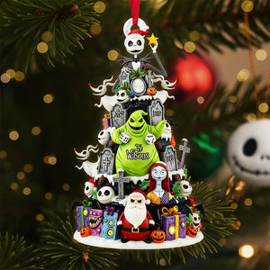 Spooky Family Tree Ornament - Personalized Gifts For Family 01pata060925