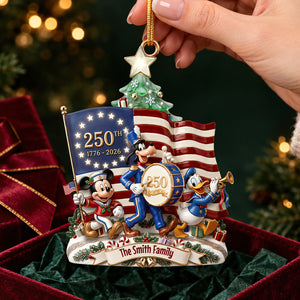 American Pride Edition Christmas Ornament - Personalized Gifts For Patriots 07PADT021026