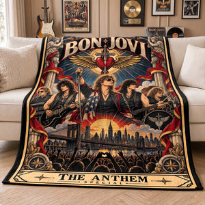 Bon Jovi Band Tarot Blanket - Personalized Gifts For Music Lovers 06hutn291026