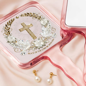 Peace With You Handle Mirror - Gifts For Christians 04palu241225