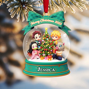 Personalized Gifts For Christmas, Darkness Hunter Custom Shape Acrylic Ornament 02pgta041025