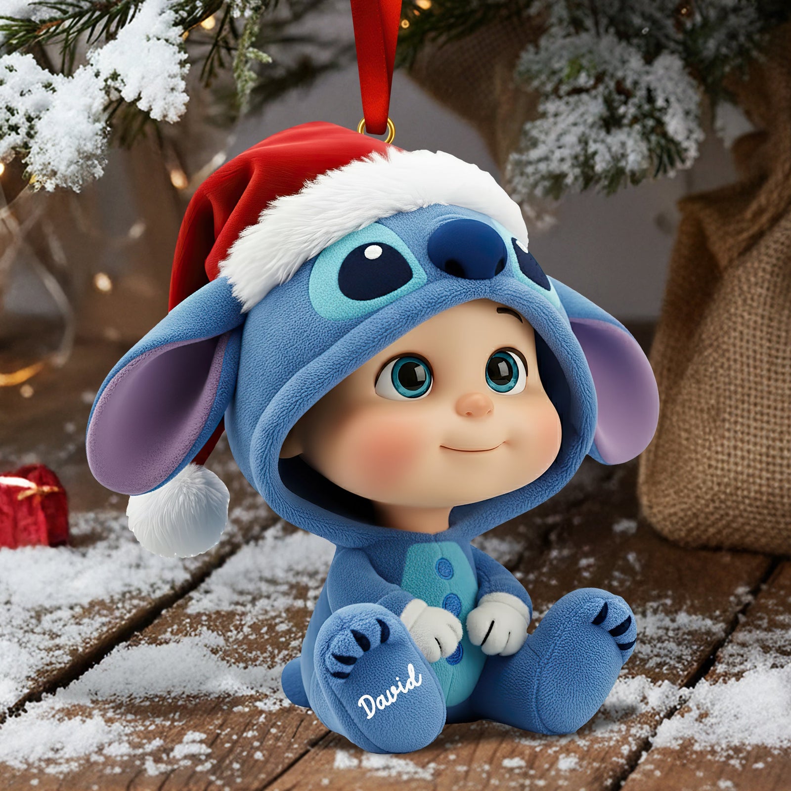 Cute Characters Acrylic Ornament  - Personalized Christmas Gifts 02huqn251125