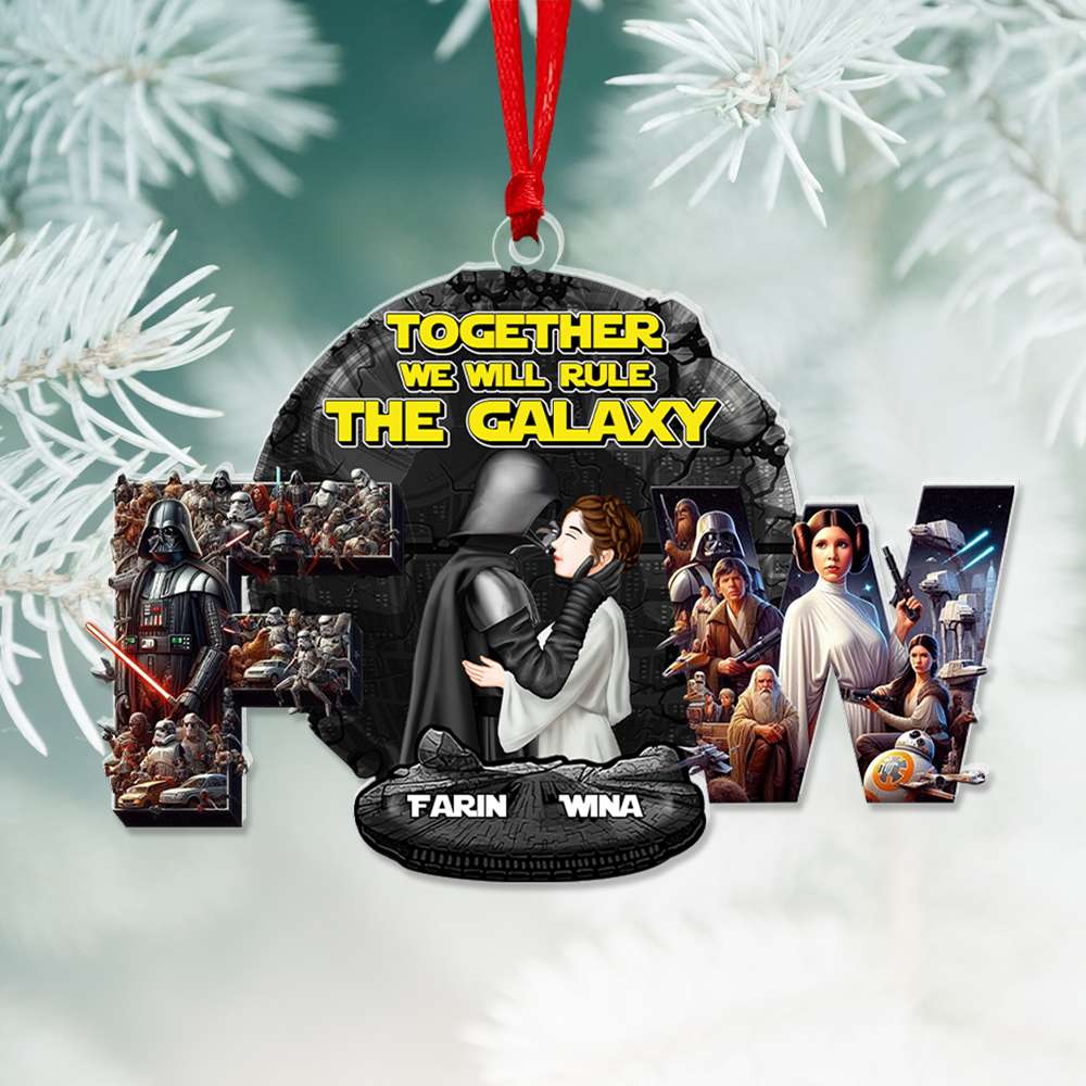 Personalized Gifts For Couples Acrylic Ornament Alphabet Letter 01XQLU251024PA - Ornament - GoDuckee