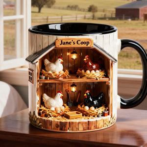 Chicken Farm Coffee Mug - Personalized Gifts For Farmer 02ohta311225