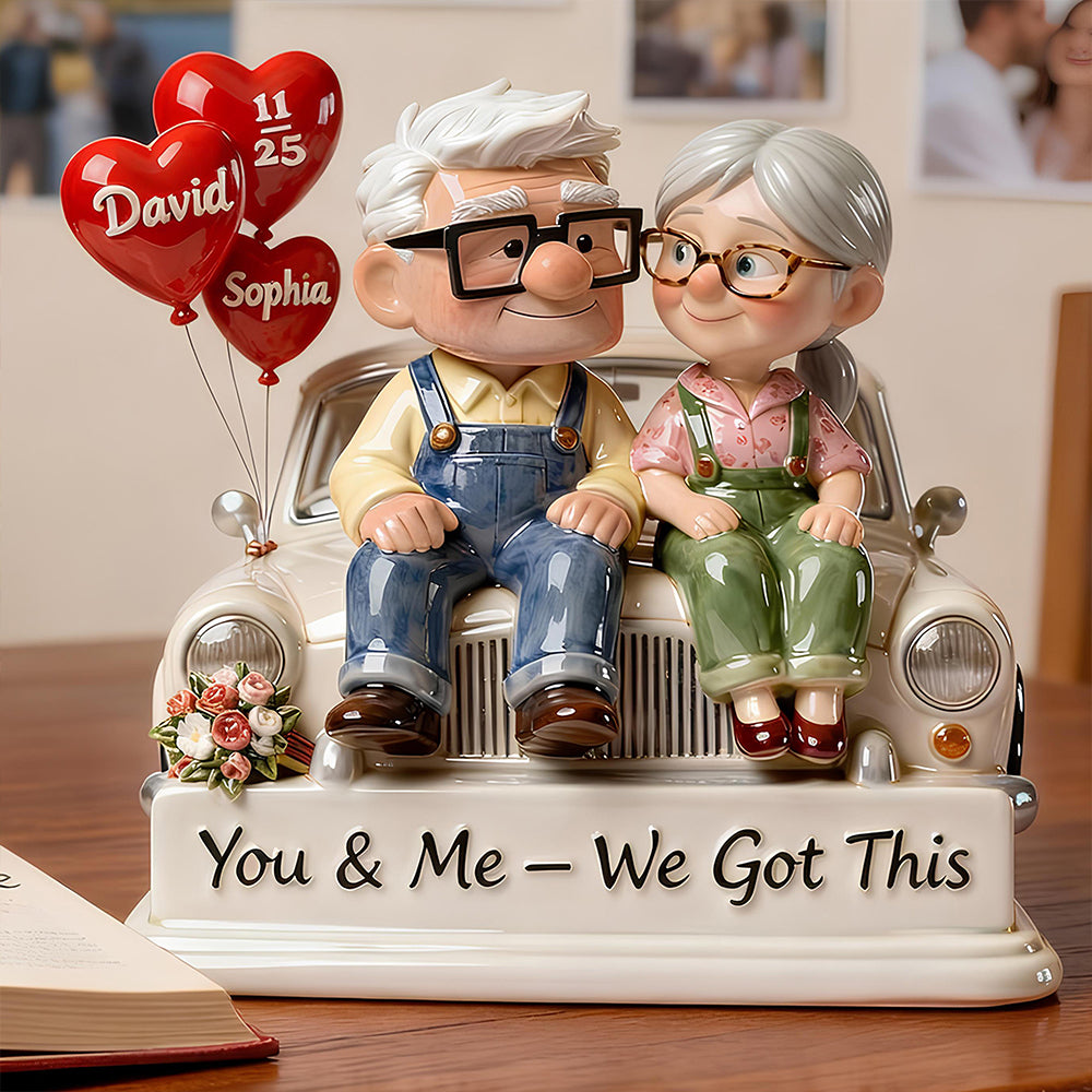 Old Couple Acrylic Plaque - Personalized Gifts For Couple 01TODT190126
