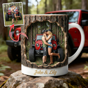 Off-Road Adventure Coffee Mug - Personalized Custom Photo Gift For Off-road Lovers 02HULU311225