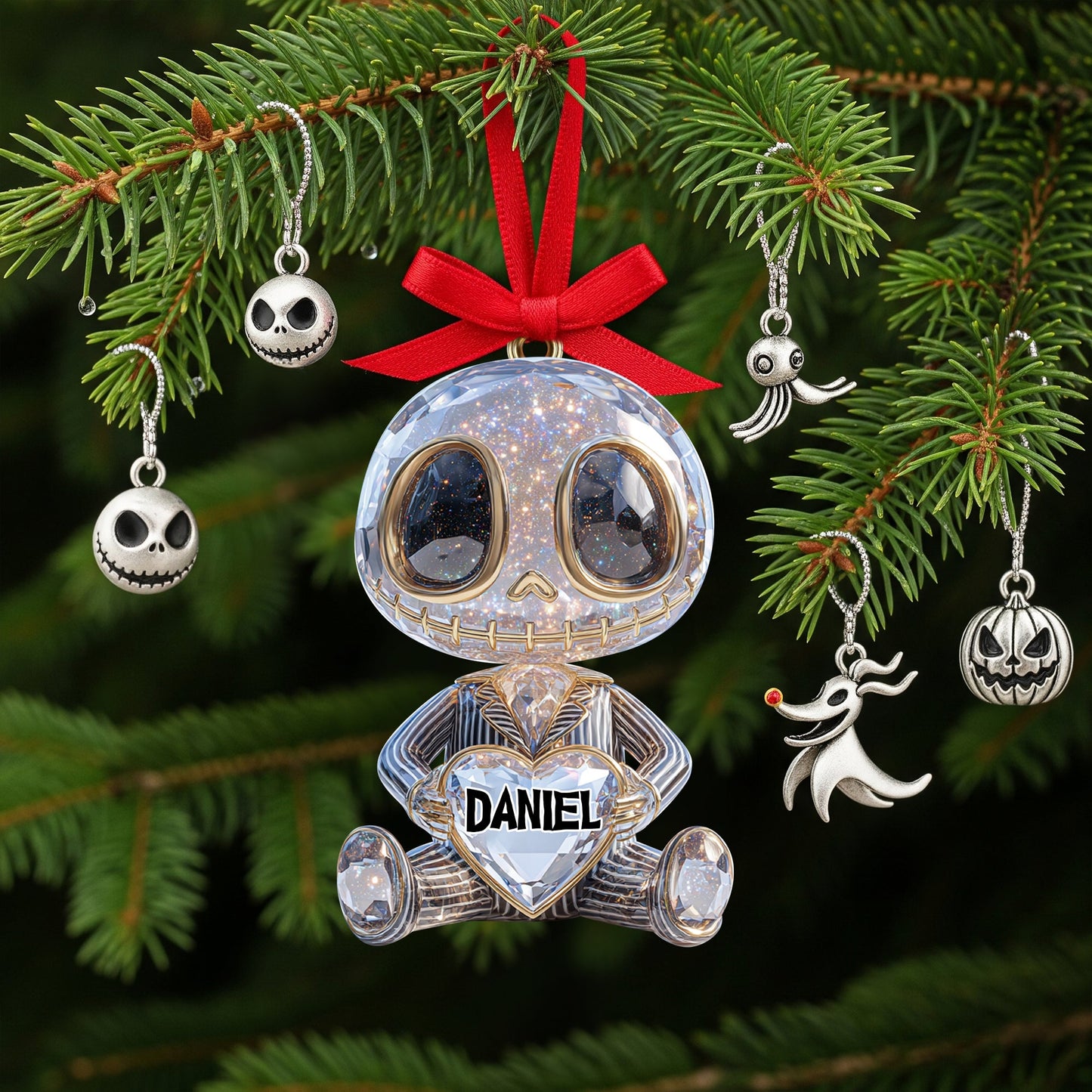 Gothic Character Ornament - Personalized Christmas Gifts For Movie Fans 03TGLU030925