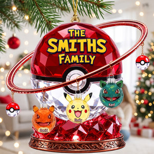 Creature Family Christmas Ornament - Personalized Gifts For Family 06ohqn030926