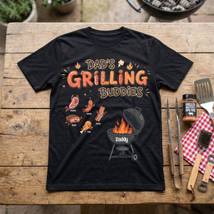 Fun Diving Into Dad Grill Shirt - Personalized Gifts For Grilling Dads 02QHTN270526