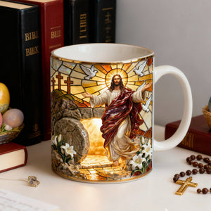 Jesus Christ Resurrection Coffee Mug - Easter Gift For Christian 04QHLU290126