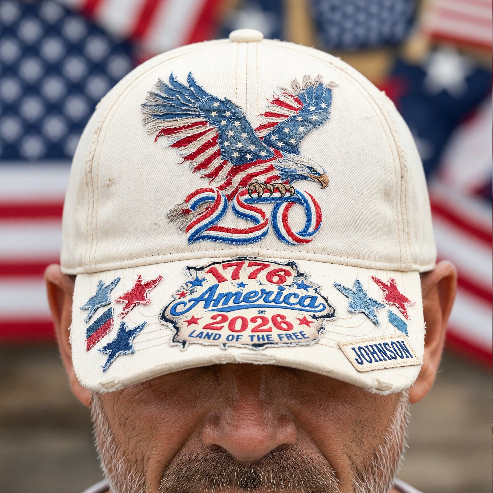 Vintage American Eagle Proud Classic Cap - Personalized Gifts For Patriots 02QHQN030626