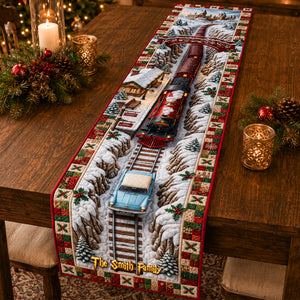 Magical Winter Quilted Table Runner Personalized Christmas Gifts 05HUDH150826