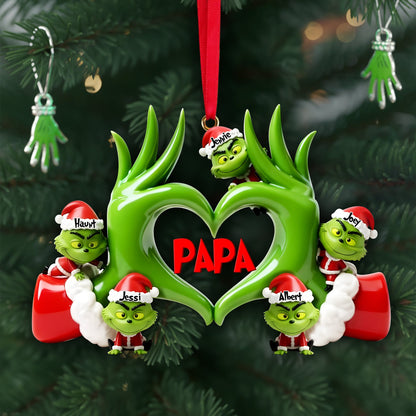 Fun Love Christmas Ornament - Personalized Gifts For Grandma & Other Family Members 02QHLU180925