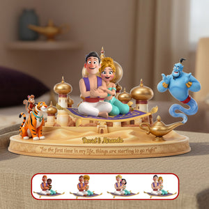 Fairy Tale Couple Acrylic Plaque - Personalized Gifts For Couples 04kimg101225
